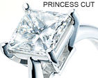 Princess cut diamond