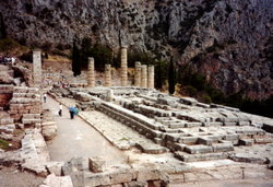 Temple of Apollo at Delphi.